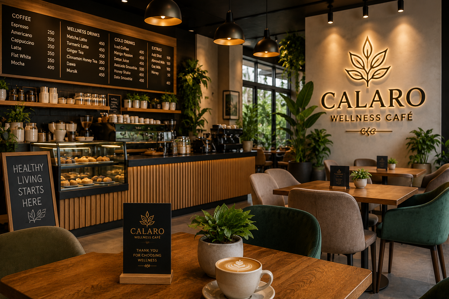 In-Shop Café Experience